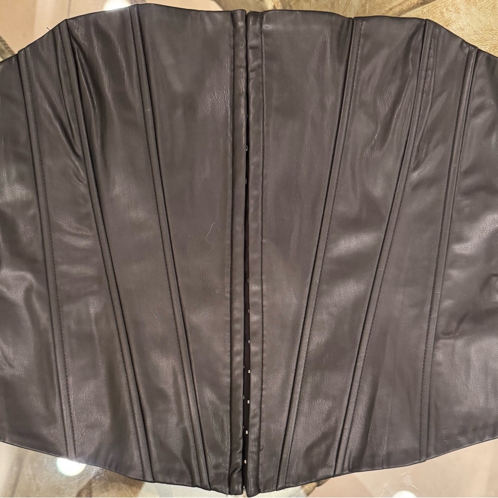 Zara Sleek Black Bustier